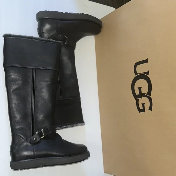 Women's UGG Classic Berge knee high leather boots